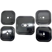 Kit 5 Base Bolacha Quadrada P/ Fogão Mueller Fratello Vetro Kit 5 Base Bolacha Quadrada P/ Fogão Mueller Fratello Vetro