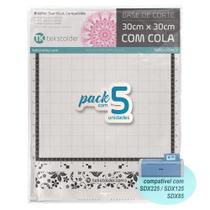 Kit 5 Bases De Corte 30X30 Brother Scanncut Sdx - Com Cola