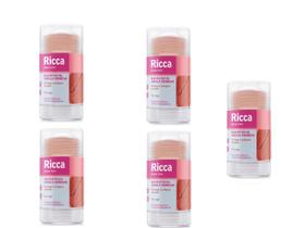 Kit 5 Bastão Facial Argila Vermelha 30g - Ricca Kit 5 Bastão Facial Argila Vermelha 30g - Ricca