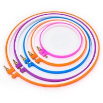 Kit 5 Bastidores de Plástico com Regulador - Mac-Len Kit 5 Bastidores de Plástico com Regulador - Mac-Len