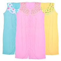 KIT 5 bata senhora camisola sem manga algodão adulta