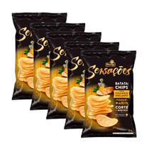 Kit 5 Batata Sensações Elma Chips Sabor Frango Grelhado 80g