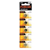Kit 5 Bateria Alcalina Lr54 - 1,5v Foxlux