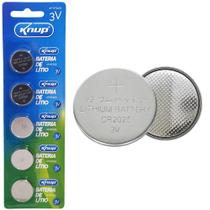 Kit 5 Bateria Botão Lítio KPBT2025 (MOEDA) 3v Para Brinquedos KPBT2025