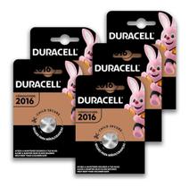 Kit 5 Bateria CR2016 Duracell 3v Pilha Botão Original