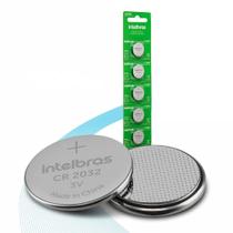 Kit 5 bateria litio 3v cr 2032 intelbras Kit 5 bateria litio 3v cr 2032 intelbras