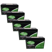 Kit 5 Baterias Estacionárias 10AH 12V VRLA AGM Ciclo Profundo Bike Elétrica Nobreak - Eco Power Kit 5 Baterias Estacionárias 10AH 12V VRLA AGM Ciclo Profundo Bike Elétrica Nobreak - Eco Power