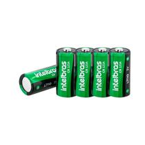 Kit 5 baterias nao recarregavel de litio 3 v cr 123a intelbras para sensor 8000