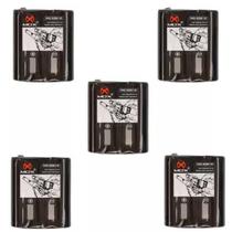 Kit 5 Baterias Recarregáveis Para Rádio Comunicador Talkabout AA