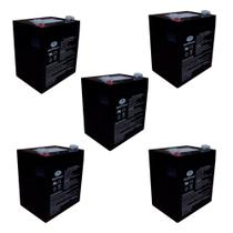 Kit 5 baterias selada 12v 5ah