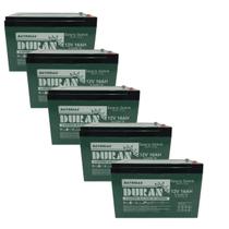 Kit 5 Baterias Selada Gel Ciclo Profundo Duran 16ah 12v 6-dzm-12