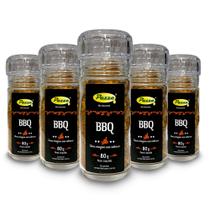 Kit 5 BBQ - Tempero para carnes Moedor Pazze 80g