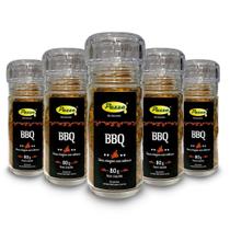 Kit 5 Bbq - Tempero Para Carnes Moedor Pze 80G