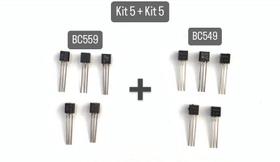 Kit 5 BC549 + 5 BC559 Par Complementar - Original