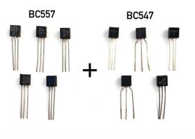 Kit 5 BC557 + 5 BC547 Par Complementar - Original