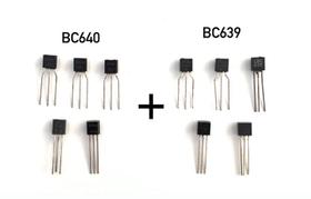 Kit 5 BC639 + 5 BC640 Par Complementar - Original - Transistor
