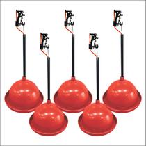 Kit 5 Bebedouro Frango Aves Pendular Automático Resistente