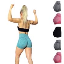 Kit 5 Bermuda Feminina Empina Bumbum Treino Corrida Kit 5 Bermuda Feminina Empina Bumbum Treino Corrida