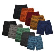 KIT 5 bermuda tactel short surf excelente qualidade seca rápido praia corrida surf academia