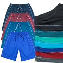 KIT 5 Bermudas Adultos Masculino Estilo e Conforto Tactel