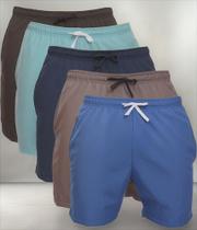 Kit 5 Bermudas Masculina Tactel Corrida Academia Treino Kit 5 Bermudas Masculina Tactel Corrida Academia Treino