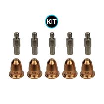 Kit 5 Bico Corte 0.8 E 5 Eletrodo Tocha Plasma Medio S30 / Kit 5 Bico Corte 0.8 E 5 Eletrodo Tocha Plasma Medio S30 /