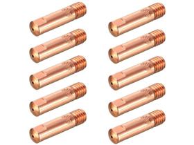 Kit - 5 Bico De Contato Para Tocha Mig M6x25 1,0mm - 15AK / 24KD + 5 Bico De Contato Mig M6x25 0,8mm - 15AK / 24KD Kit - 5 Bico De Contato Para Tocha Mig M6x25 1,0mm - 15AK / 24KD + 5 Bico De Contato Mig M6x25 0,8mm - 15AK / 24KD