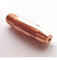 Kit - 5 Bico De Contato Para Tocha Mig M6x25 1,0mm + 5 Bico De Contato Mig M6x25 0,8mm
