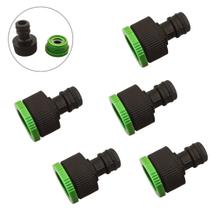 Kit 5 Bico para Torneira 3/4 e 1/2 Adaptador Mangueira Rosca para jardim e torneira de jardim
