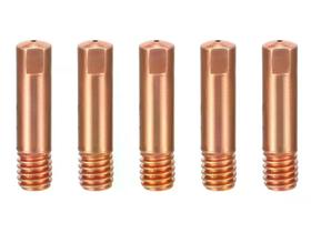 Kit 5 Bicos De Contato Para Tocha Mig M6x25 0,9mm 15AK 24KD Kit 5 Bicos De Contato Para Tocha Mig M6x25 0,9mm 15AK 24KD