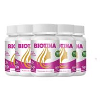 Kit 5 Biotina Saúde Cabelos Unhas Pele - Genature