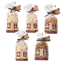 Kit 5 Biscoito Coco, Limão,Surpresa, Leite Coco e Canela