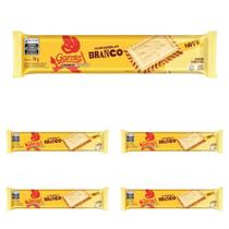 KIT 5 Biscoito Garoto Choco Biscuit Chocolate Branco 78g KIT 5 Biscoito Garoto Choco Biscuit Chocolate Branco 78g