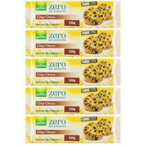Kit 5 Biscoito Importado Gota Chocolate Gullon 150G S/Açúcar