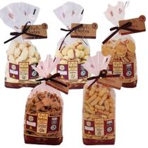 Kit 5 Biscoito Limão, Beijinho, Queijo, Canela, Cebola