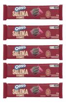 Kit 5 Biscoito Oreo Selena Gomez - Leite Cond. E Canela 90g