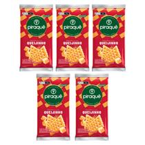 KIT 5 Biscoito Personal Cracker Queijinho 138g Piraquê KIT 5 Biscoito Personal Cracker Queijinho 138g Piraquê