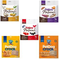 Kit 5 Biscoitos Naturais Super Premium Para Cachorros - 250G - Pet Dog