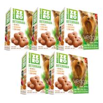 Kit 5 Biscoitos para Cães Spin Pet Mini Snack Zero Veggie 50g