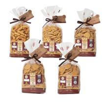 Kit 5 Biscoitos Sortidos, P cebola, Pimenta, Queijo, Orégano, Cebola