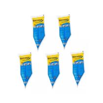 Kit 5 bisnaga argamassa polimerica - 3kg - biomassa