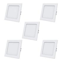 Kit 5 black&decker painel led slim emb. 12w 3000k 100-240v Kit 5 black&decker painel led slim emb. 12w 3000k 100-240v