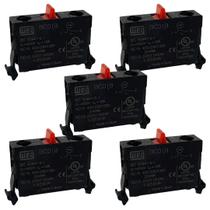 Kit 5 bloco contato aux. bc01b 1nf (b) weg