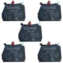 Kit 5 bloco de contato nf zbe102 sibratec/lukma Kit 5 bloco de contato nf zbe102 sibratec/lukma