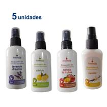 Kit 5 Bloqueador de Odor Sanitário Free Coco Neutralizador Cheiro N2 de 60ml Senalândia - Envio Já