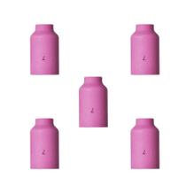 Kit 5 Bocais de Cerâmica Gás Lens Nº07 TE443 Tocha Tig Oximig Kit 5 Bocais de Cerâmica Gás Lens Nº07 TE443 Tocha Tig Oximig