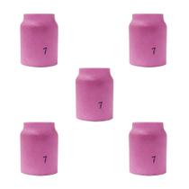 Kit 5 Bocais de Cerâmica Gás Lens Nº7 TE469 Tocha Tig Oximig