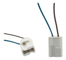 Kit 5 Bocais G9 P/Lâmpada Halopin 2A 250V C/Rabicho Decorlux
