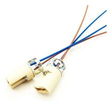 Kit 5 Bocal Adaptador Soquete C/ Rabicho P/ Lamp. G9 Halopin