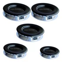 Kit 5 Bocas Para Fogão Realce F3 Zeus Glass 3g1med1mi Fp